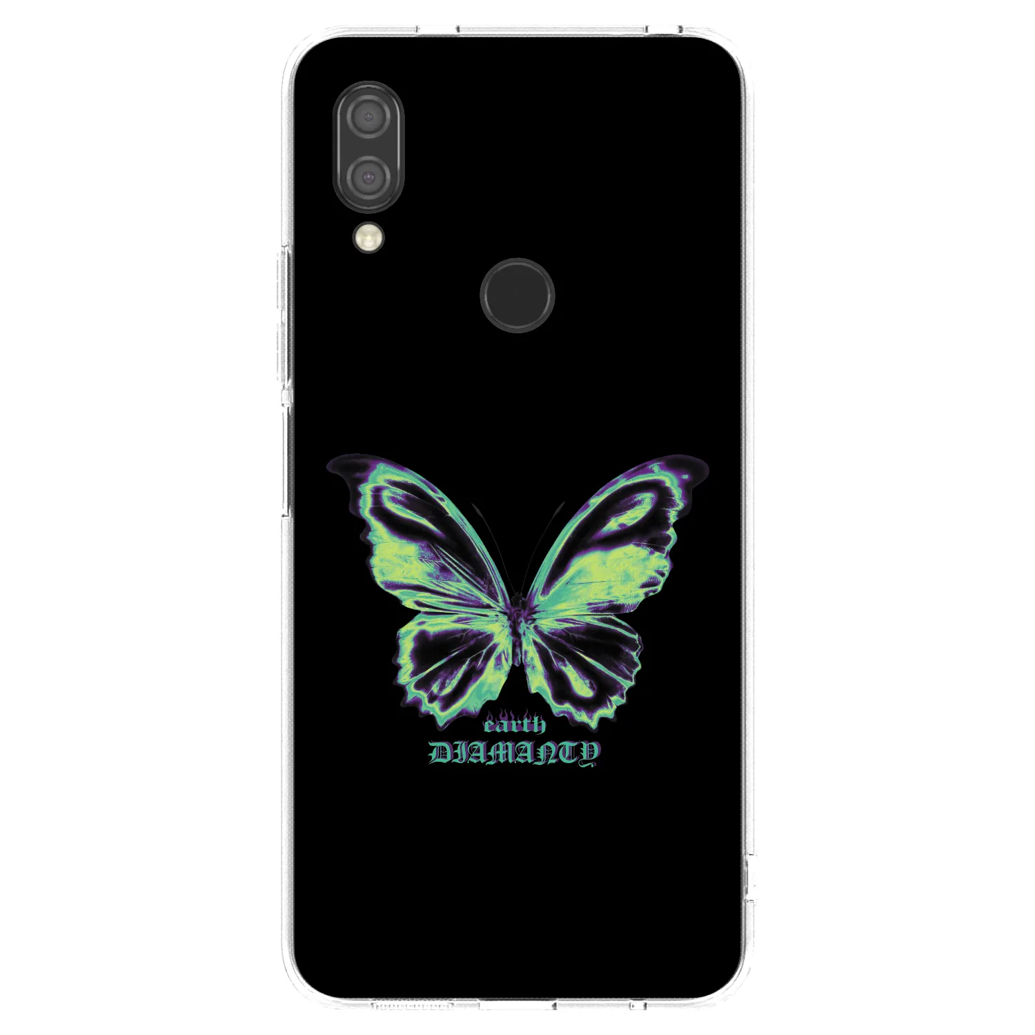 Picasee silikonska prozirna maskica za Xiaomi Redmi 7 - Diamanty Blue