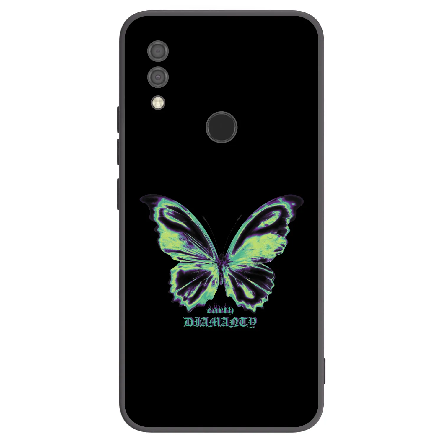 Picasee crna silikonska maskica za Xiaomi Redmi 7 - Diamanty Blue