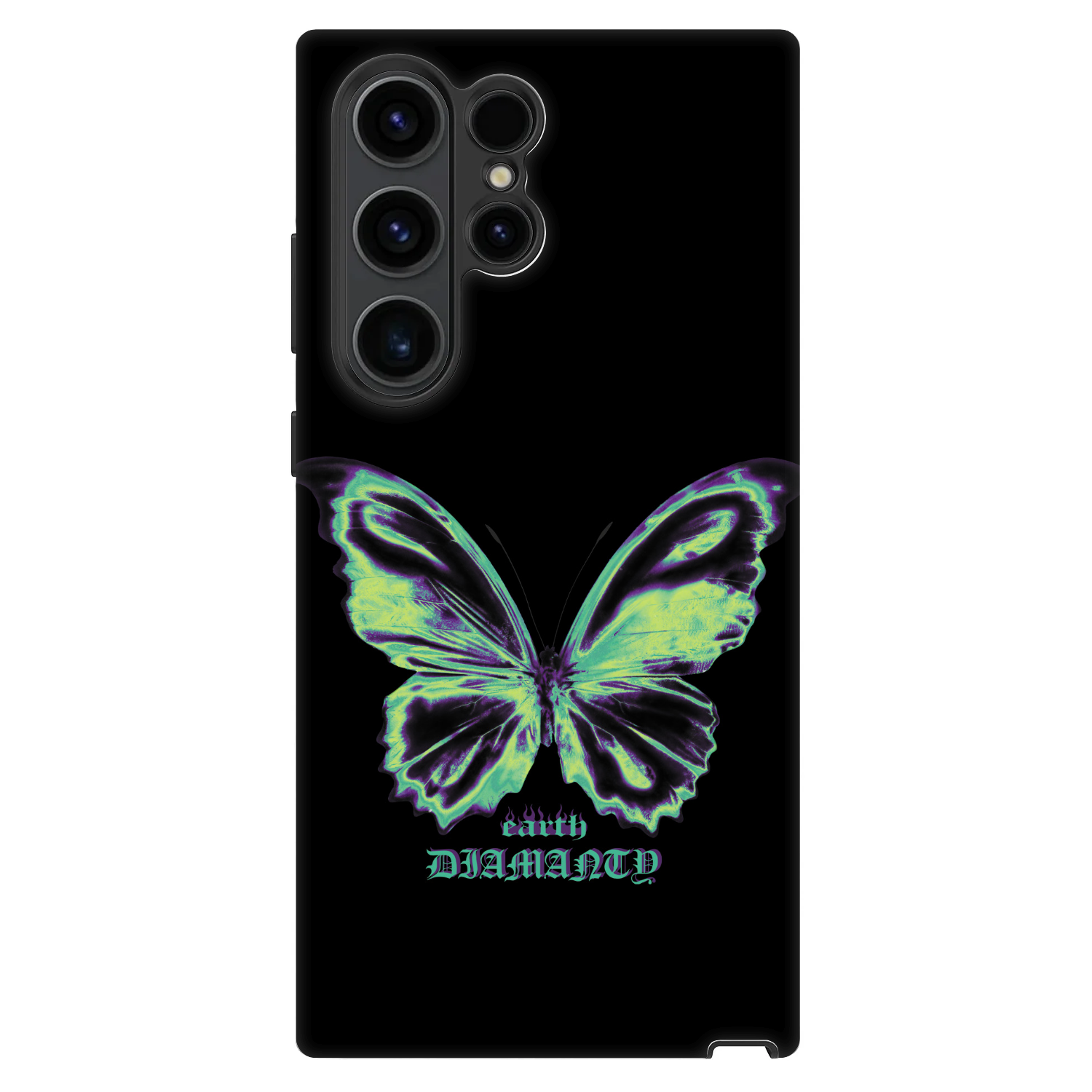 Picasee Fashion Case za Samsung Galaxy S22 Ultra 5G - Diamanty Blue