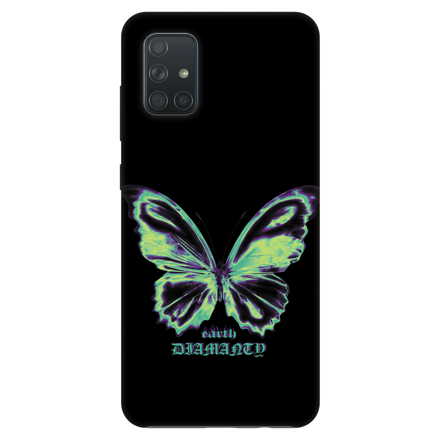 Picasee Fashion Case za Samsung Galaxy A71 A715F - Diamanty Blue