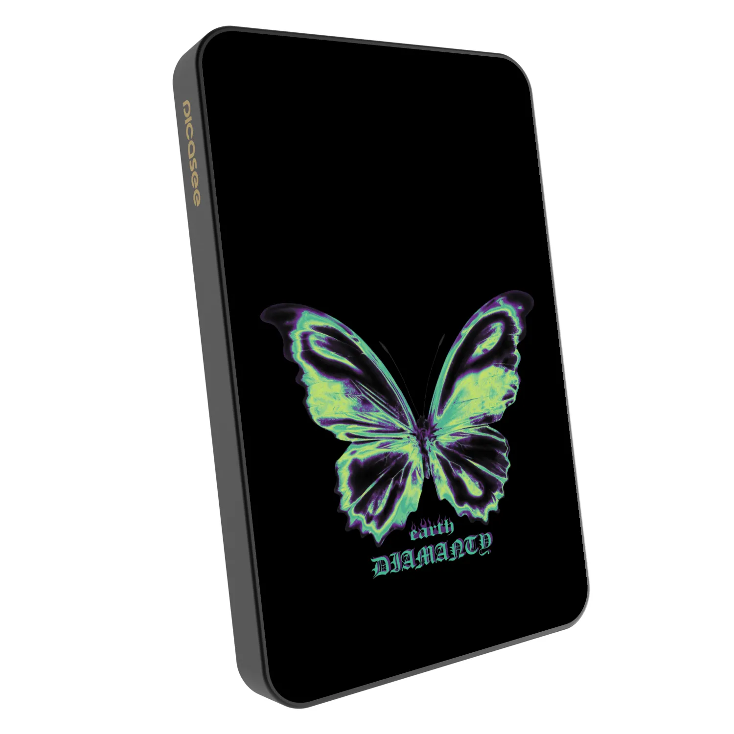 Picasee Prijenosni punjač s MagSafe 5 000 mAh Sivo - Diamanty Blue