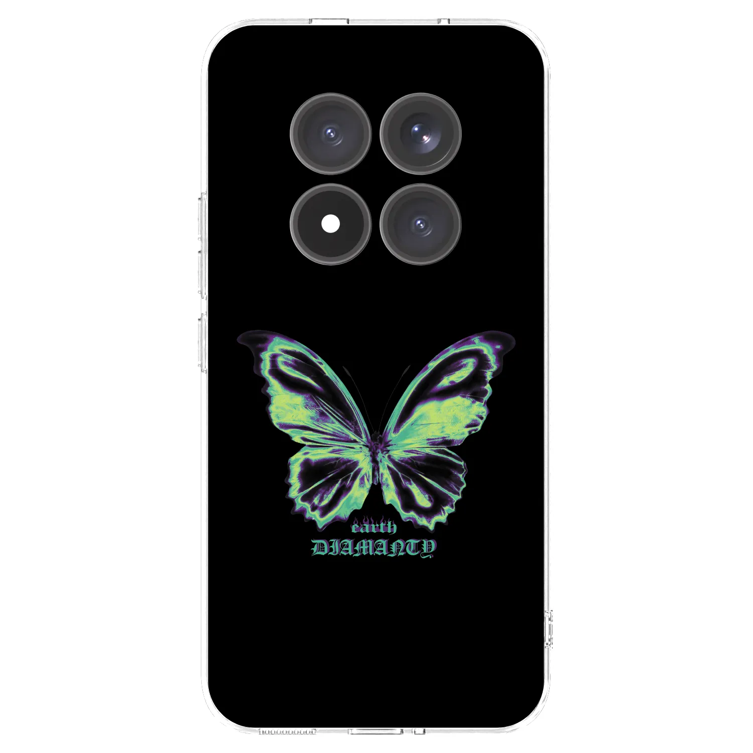 Picasee silikonska prozirna maskica za Xiaomi Redmi Note 15 Pro+ - Diamanty Blue
