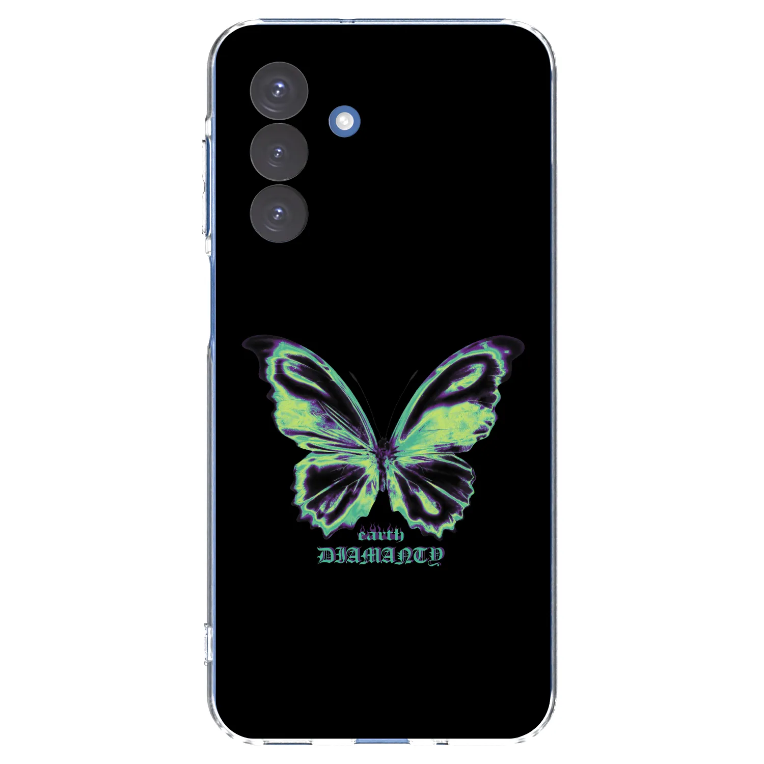 Picasee silikonska prozirna maskica za Samsung Galaxy A17 5G - Diamanty Blue