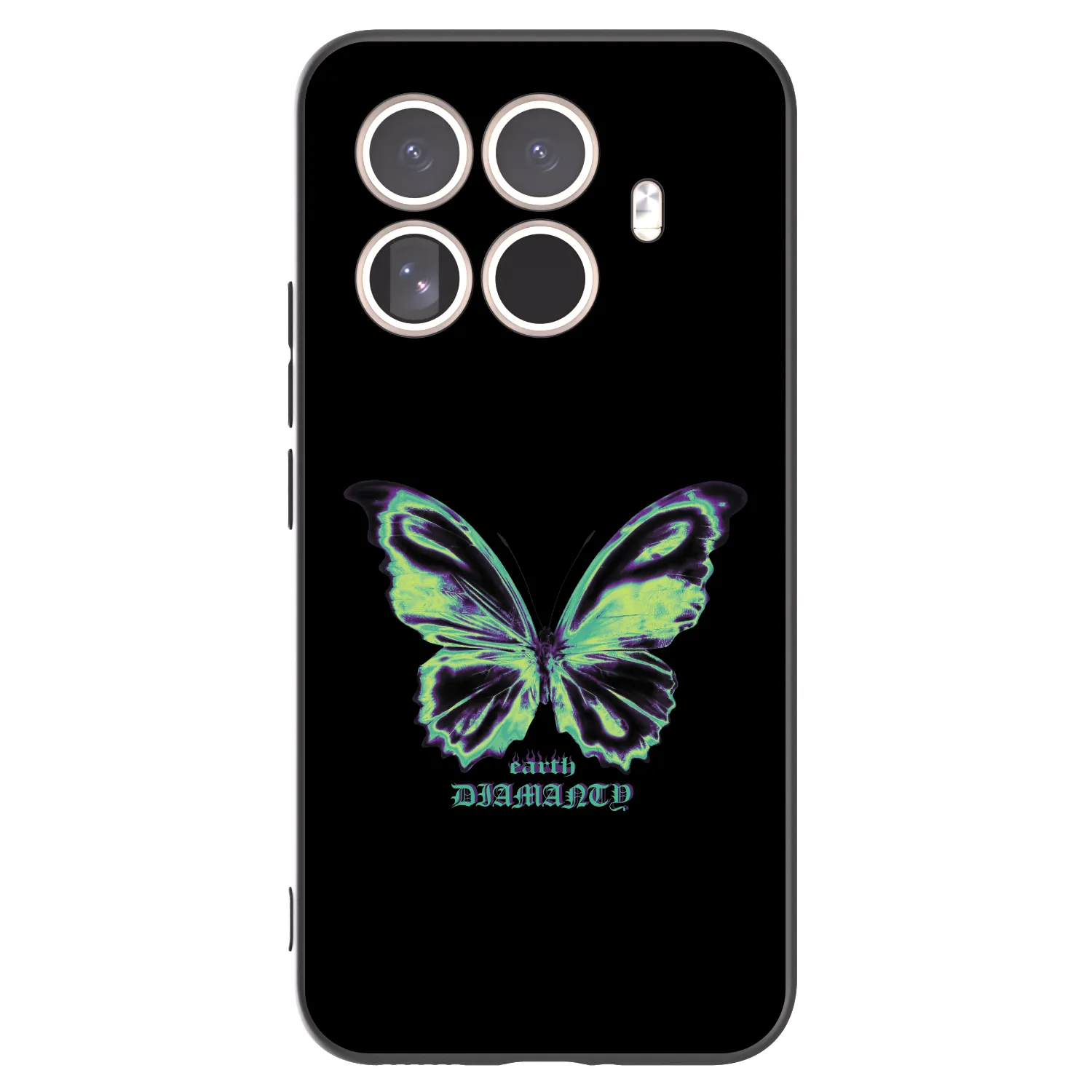 Picasee crna silikonska maskica za Xiaomi 15T Pro - Diamanty Blue