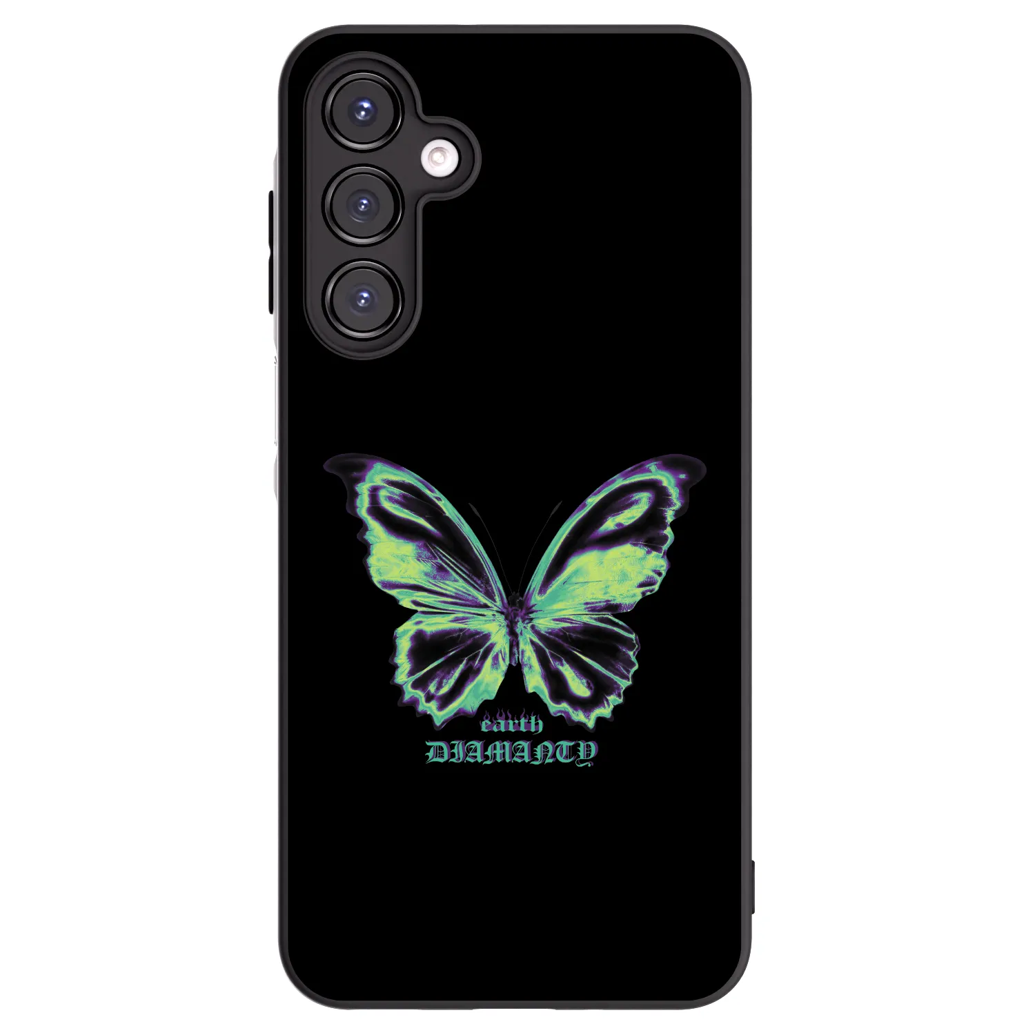 Picasee crna silikonska maskica za Samsung Galaxy A16 4G - Diamanty Blue