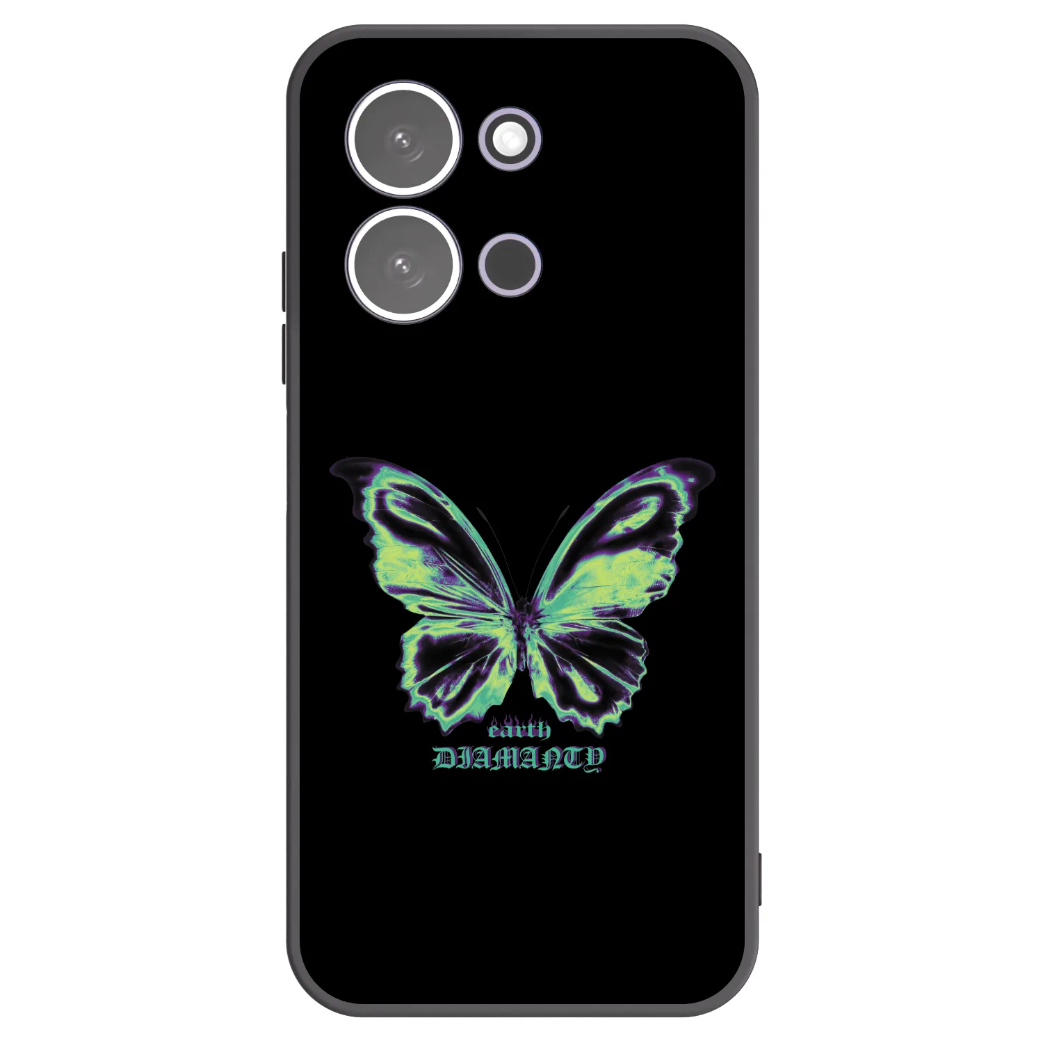 Picasee crna silikonska maskica za Xiaomi Redmi 15C 5G - Diamanty Blue