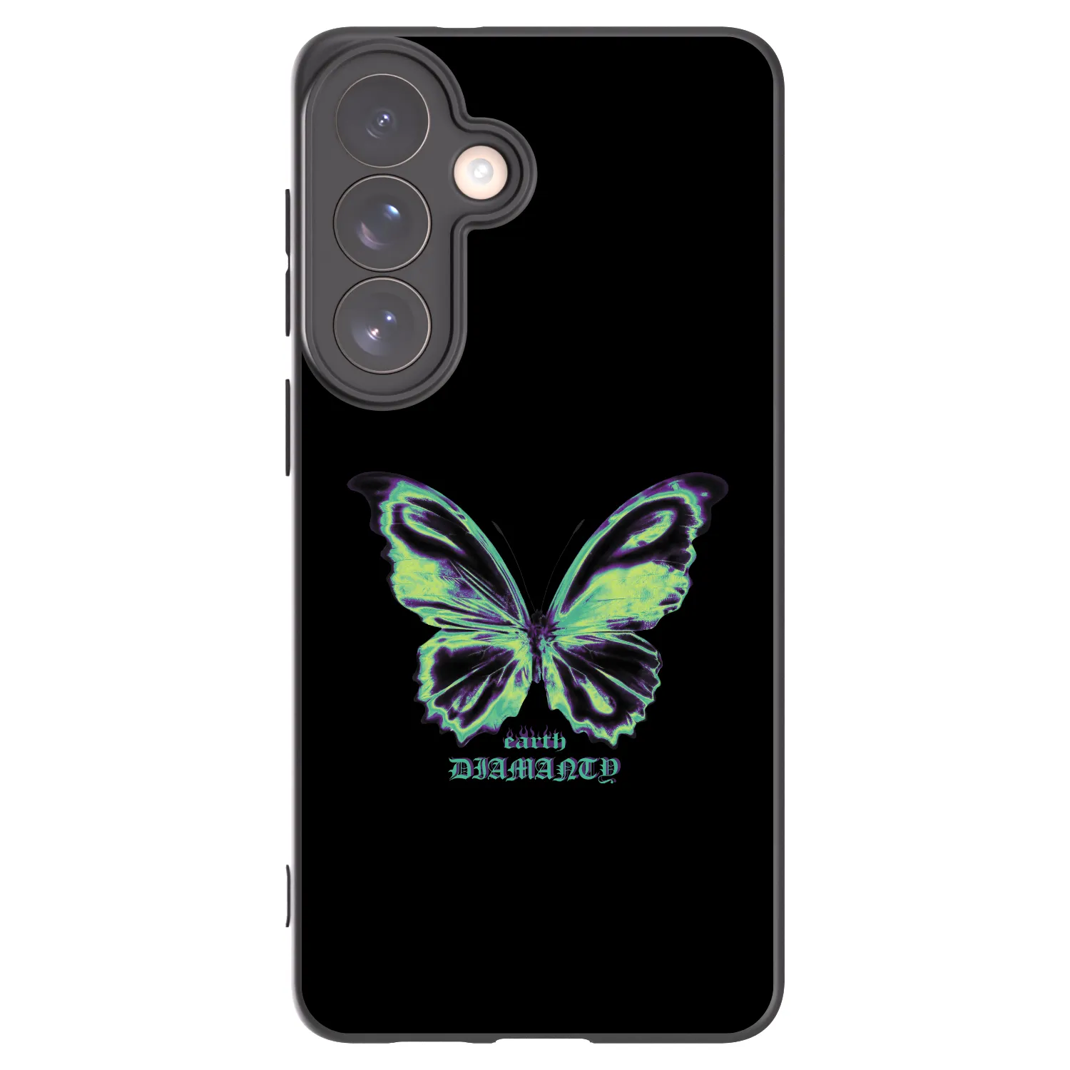 Picasee crna silikonska maskica za Samsung Galaxy S26+ - Diamanty Blue