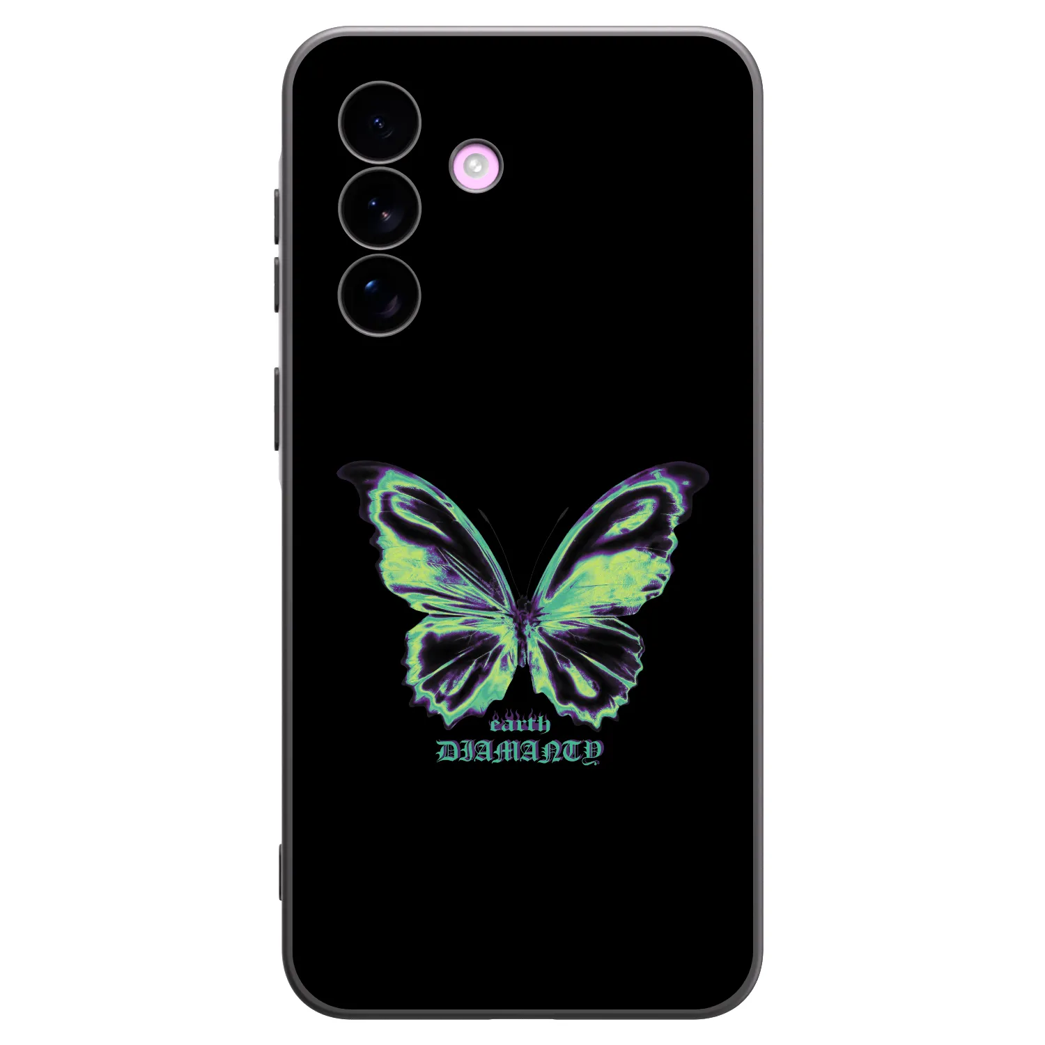 Picasee crna silikonska maskica za Samsung Galaxy A57 5G - Diamanty Blue