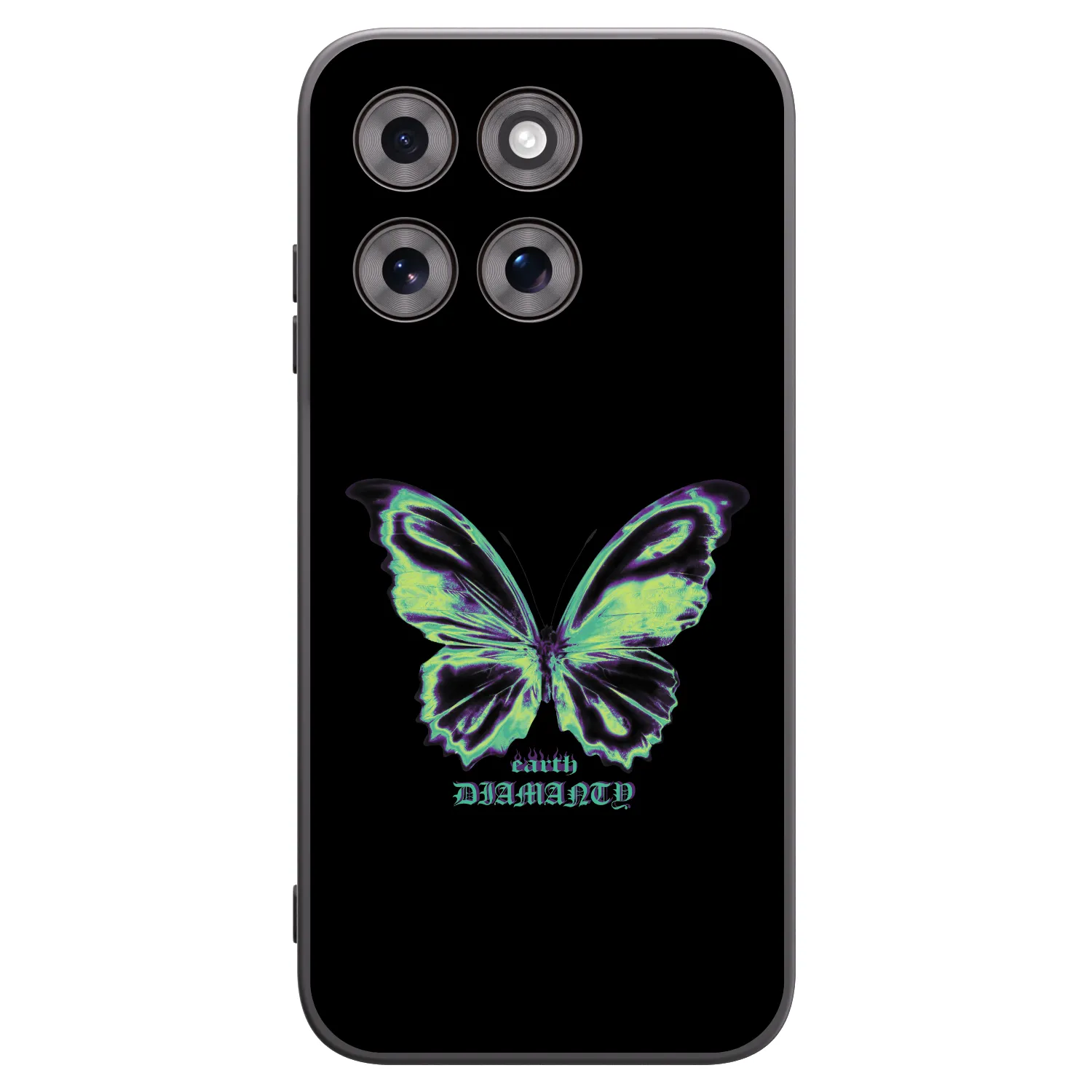 Picasee crna silikonska maskica za Motorola Moto G77 - Diamanty Blue