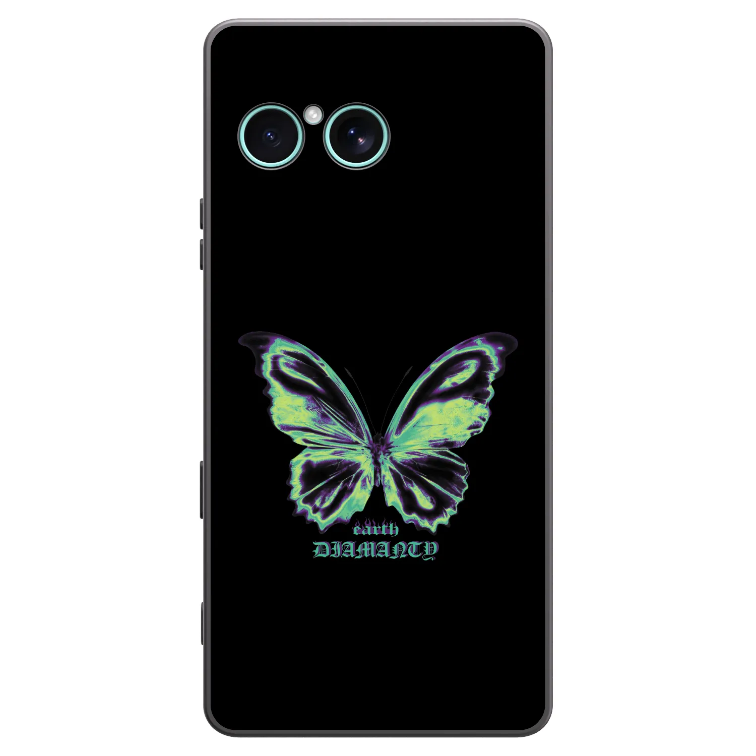Picasee crna silikonska maskica za Sony Xperia 10 VII - Diamanty Blue