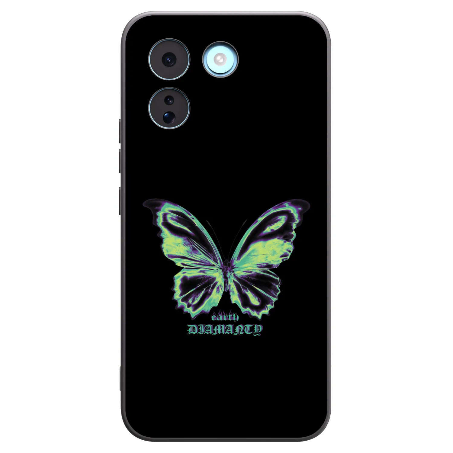 Picasee crna silikonska maskica za Xiaomi Redmi Note 17 Pro MAX 5G - Diamanty Blue