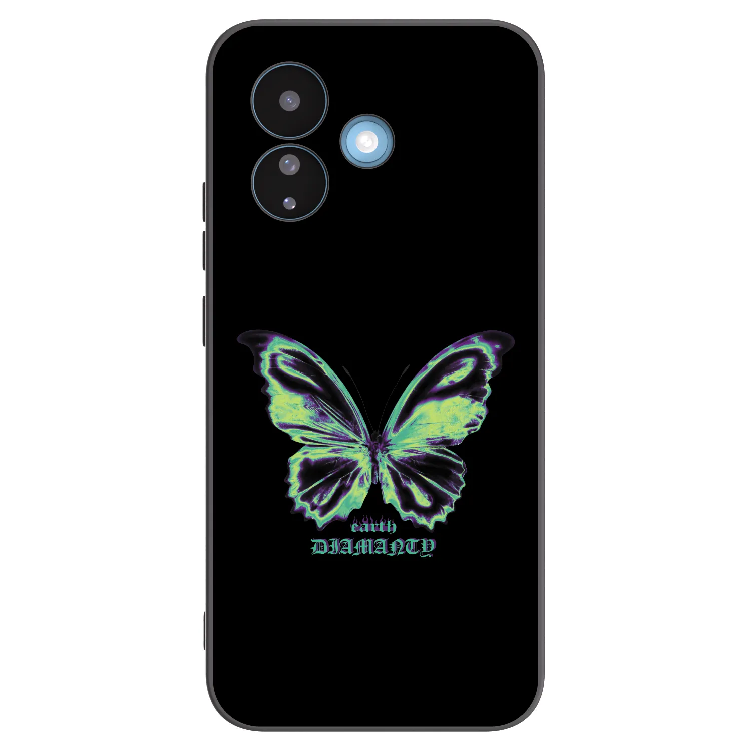 Picasee crna silikonska maskica za Xiaomi Redmi Note 17 Pro 5G - Diamanty Blue