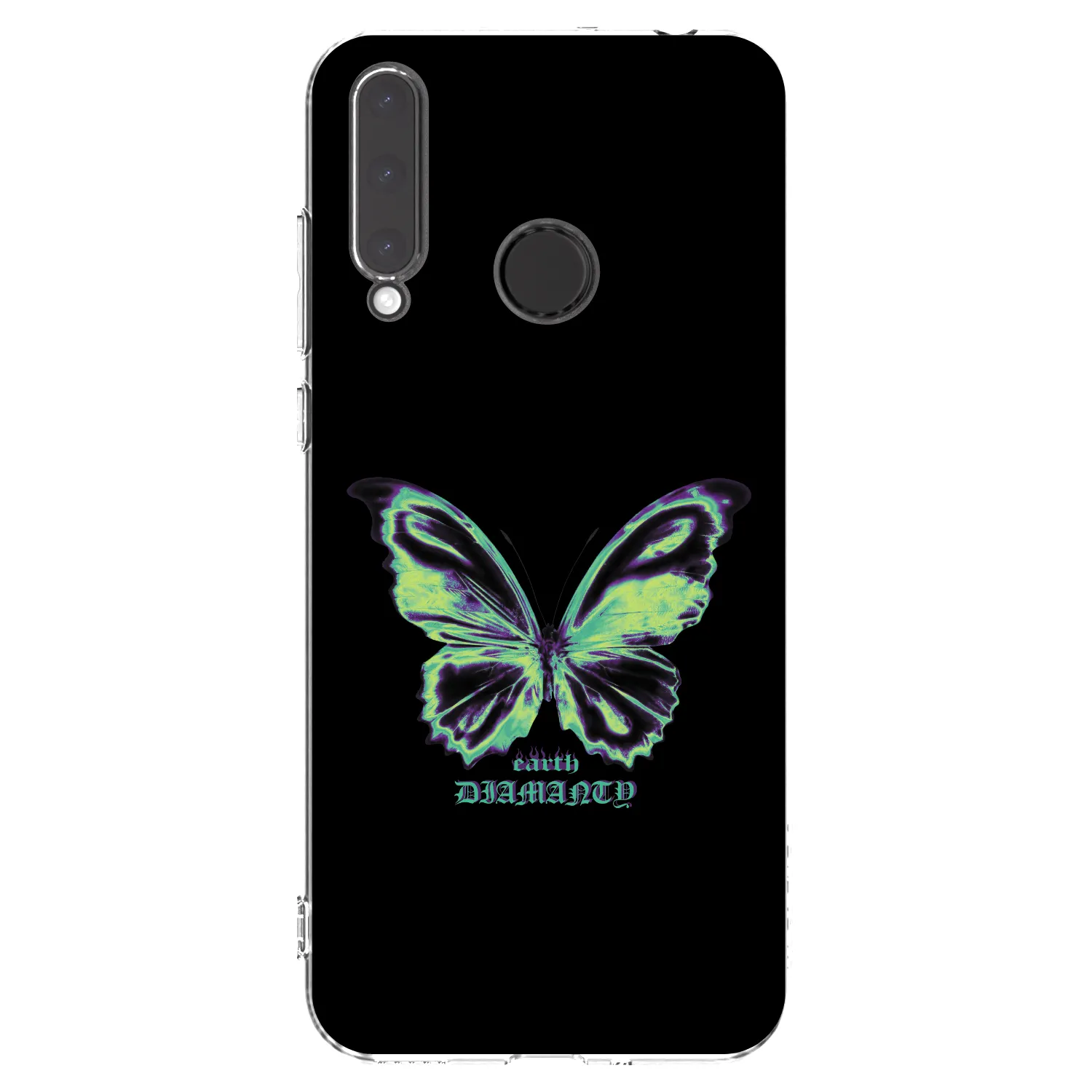 Picasee silikonska prozirna maskica za Honor 20 Lite - Diamanty Blue