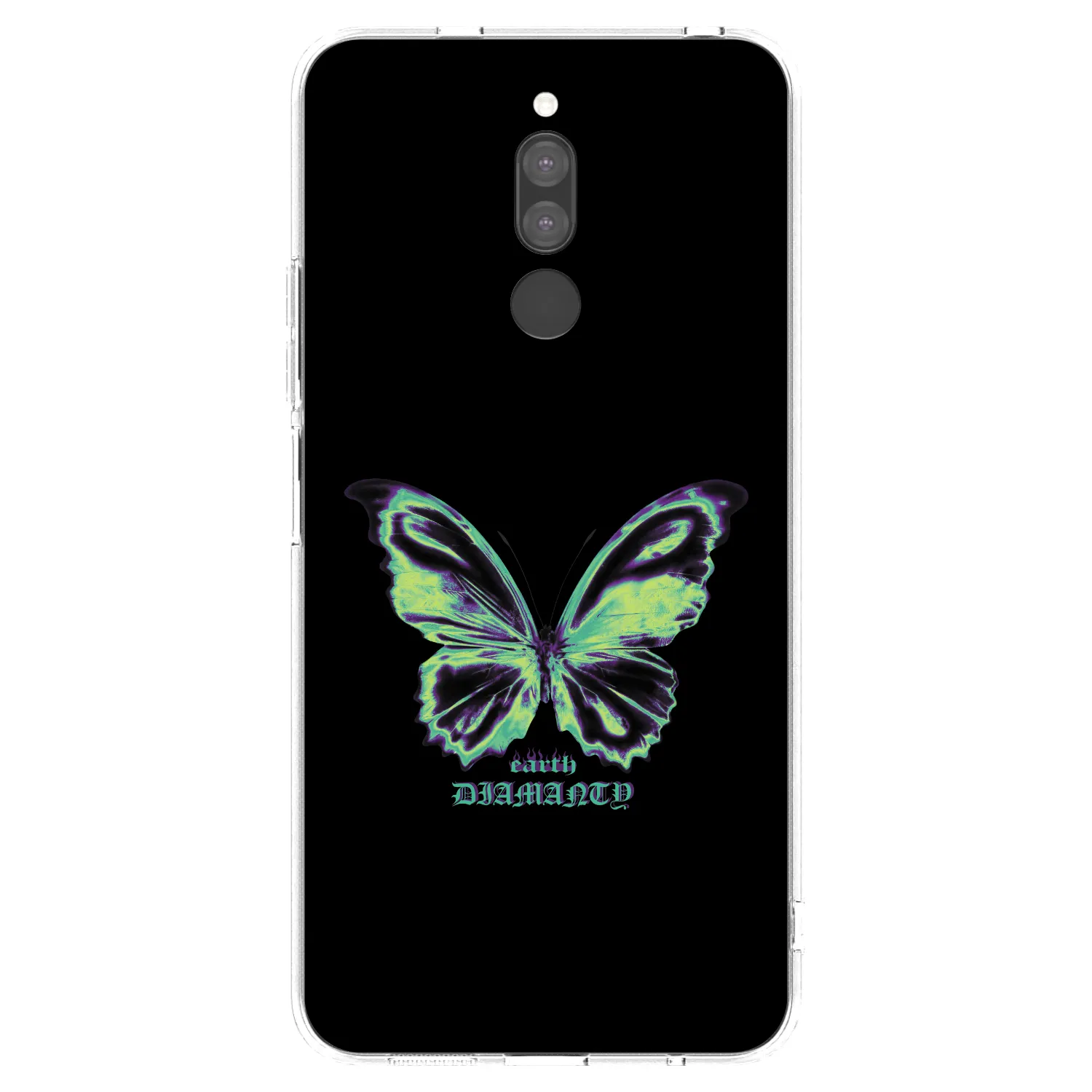 Picasee silikonska prozirna maskica za Xiaomi Redmi 8 - Diamanty Blue