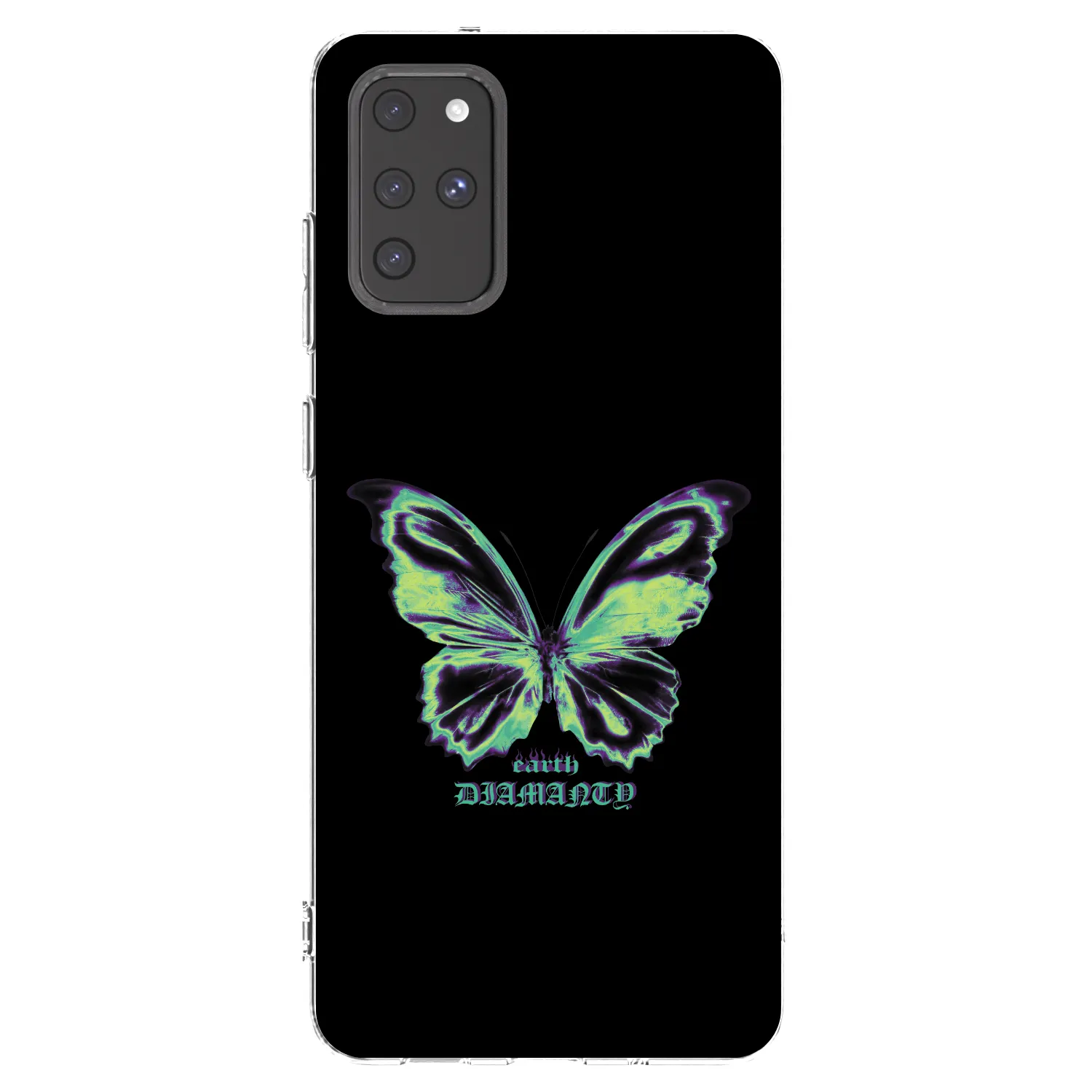 Picasee silikonska prozirna maskica za Samsung Galaxy S20+ G985F - Diamanty Blue