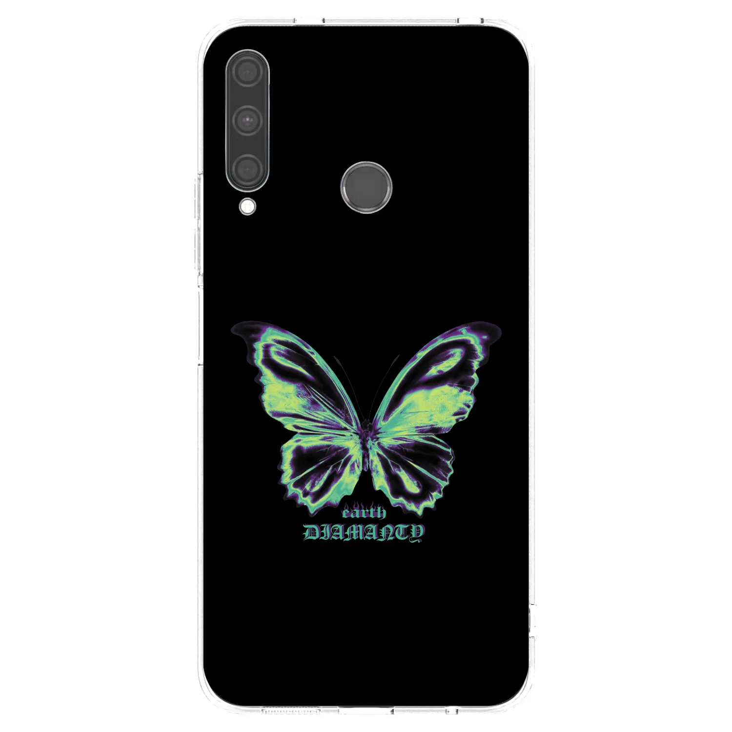 Picasee silikonska prozirna maskica za Huawei P40 Lite E - Diamanty Blue