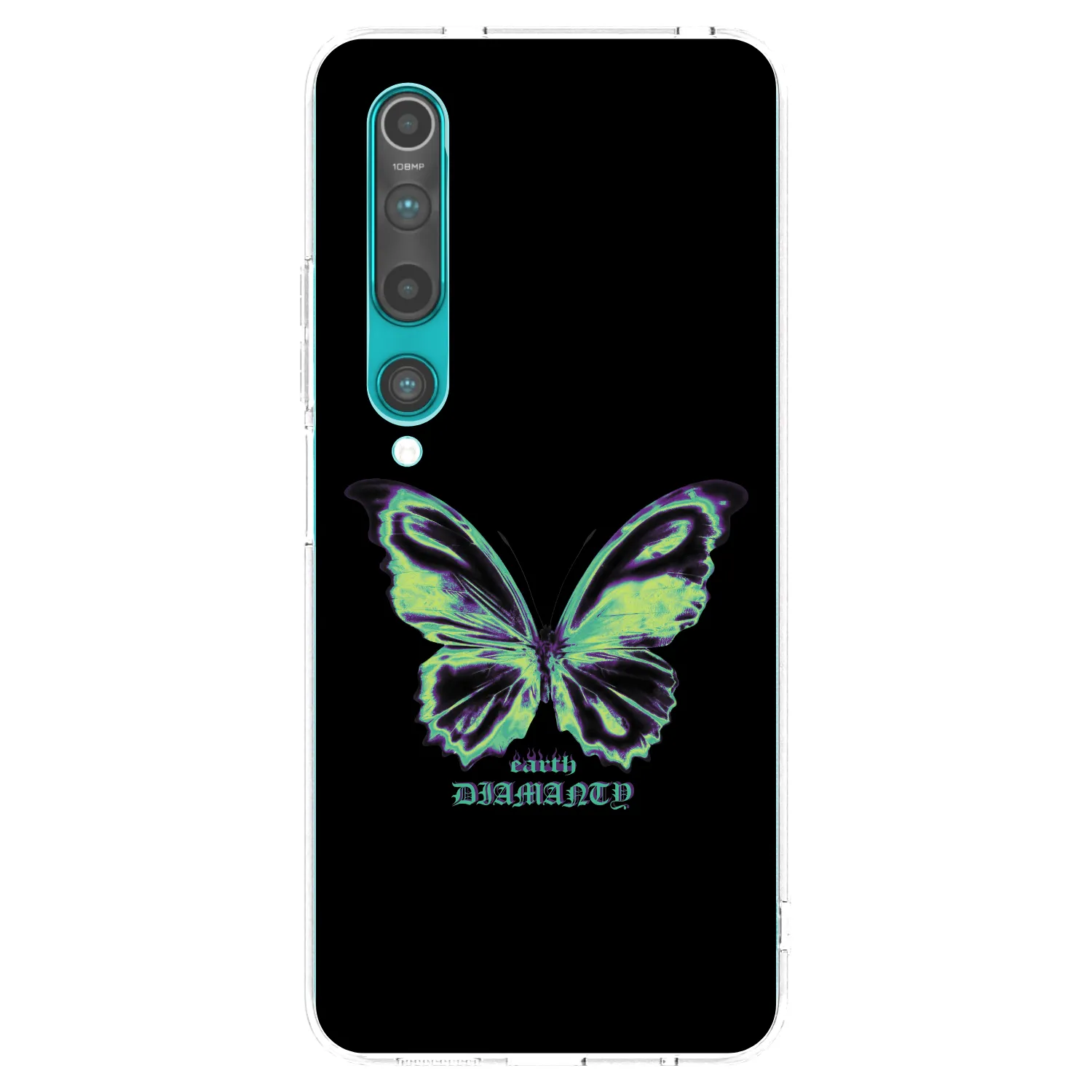 Picasee silikonska prozirna maskica za Xiaomi Mi 10 - Diamanty Blue