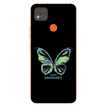 Picasee silikonska prozirna maskica za Xiaomi Redmi 9C - Diamanty Blue
