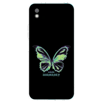 Picasee crna silikonska maskica za Xiaomi Redmi 9A - Diamanty Blue