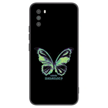 Picasee crna silikonska maskica za Xiaomi Poco M3 - Diamanty Blue