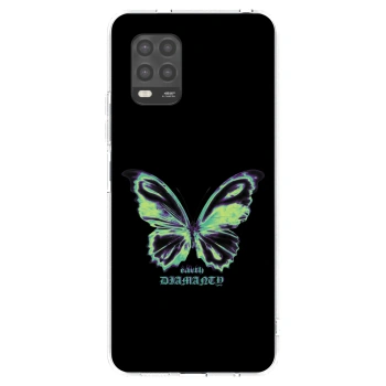 Picasee silikonska prozirna maskica za Xiaomi Mi 10 Lite - Diamanty Blue