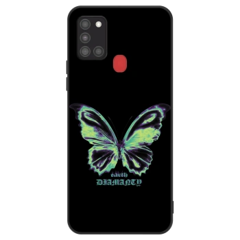 Maskica za Samsung Galaxy A21s - Diamanty Blue