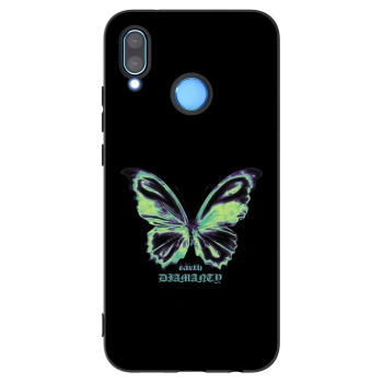 Picasee crna silikonska maskica za Huawei P20 Lite - Diamanty Blue