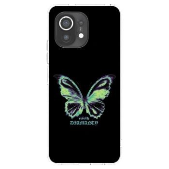 Picasee silikonska prozirna maskica za Xiaomi Mi 11 - Diamanty Blue