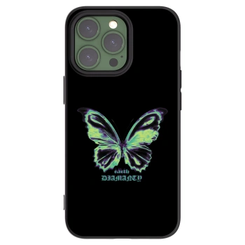 Picasee crna silikonska maskica za Apple iPhone 13 Pro - Diamanty Blue