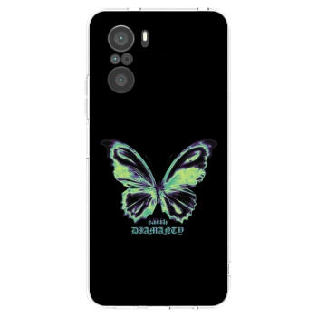 Picasee silikonska prozirna maskica za Xiaomi Poco F3 - Diamanty Blue