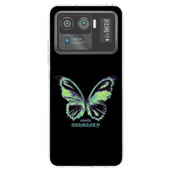 Picasee silikonska prozirna maskica za Xiaomi Mi 11 Ultra - Diamanty Blue