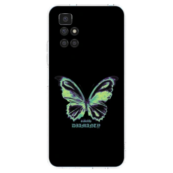 Picasee silikonska prozirna maskica za Xiaomi Redmi 10 - Diamanty Blue