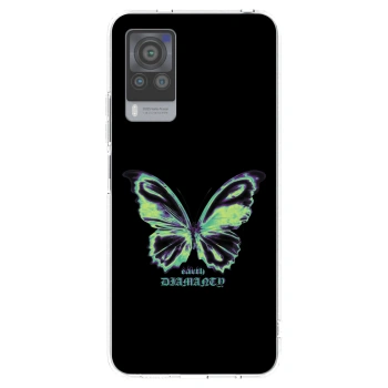 Picasee silikonska prozirna maskica za Vivo X60 Pro 5G - Diamanty Blue