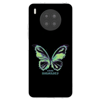 Picasee silikonska prozirna maskica za Huawei Nova 8i - Diamanty Blue