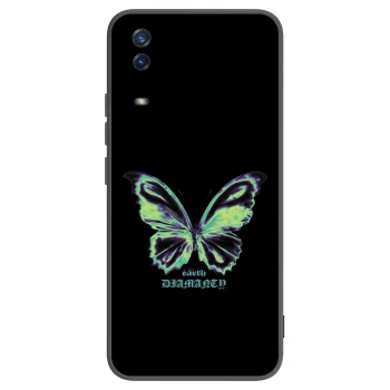 Picasee crna silikonska maskica za Vivo Y11s - Diamanty Blue