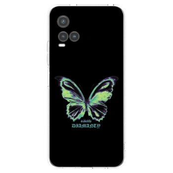 Picasee silikonska prozirna maskica za Vivo Y33s - Diamanty Blue