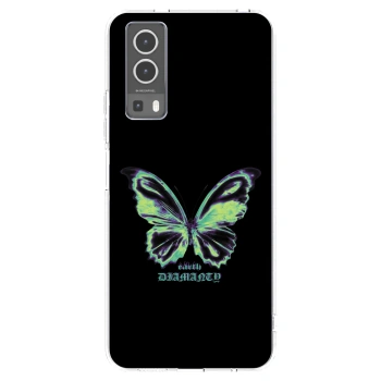 Picasee silikonska prozirna maskica za Vivo Y72 5G - Diamanty Blue
