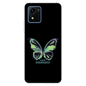 Picasee silikonska prozirna maskica za Vivo Y01 - Diamanty Blue