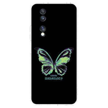 Picasee silikonska prozirna maskica za Honor 70 - Diamanty Blue