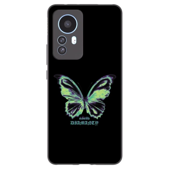 Picasee crna silikonska maskica za Xiaomi 12T - Diamanty Blue