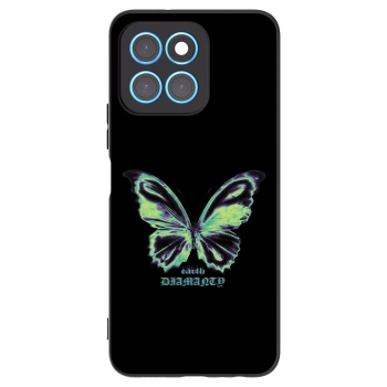 Picasee crna silikonska maskica za Honor X6 - Diamanty Blue