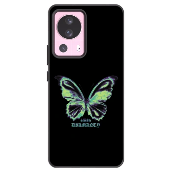 Picasee crna silikonska maskica za Xiaomi 13 Lite - Diamanty Blue