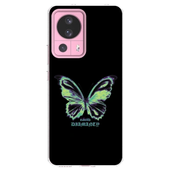 Picasee silikonska prozirna maskica za Xiaomi 13 Lite - Diamanty Blue