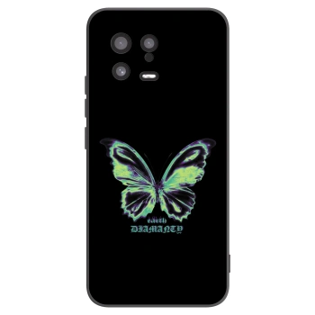 Picasee crna silikonska maskica za Xiaomi 13 - Diamanty Blue