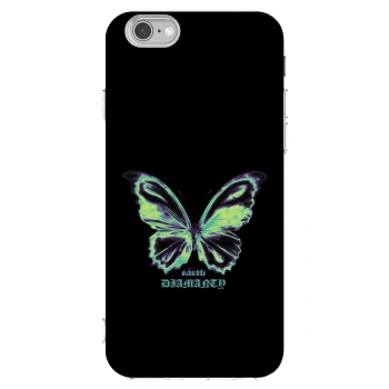 Picasee silikonska prozirna maskica za Apple iPhone 6/6S - Diamanty Blue