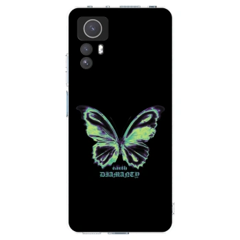 Picasee silikonska prozirna maskica za Xiaomi Redmi Note 12S - Diamanty Blue