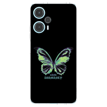 Picasee silikonska prozirna maskica za Xiaomi Poco F5 - Diamanty Blue