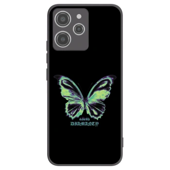 Picasee crna silikonska maskica za Xiaomi Redmi 12 4G - Diamanty Blue