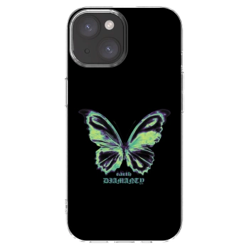 Picasee silikonska prozirna maskica za Apple iPhone 15 - Diamanty Blue