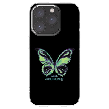 Picasee silikonska prozirna maskica za Apple iPhone 15 Pro - Diamanty Blue